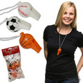 Sports 2" Whistle With Attached Lanyard